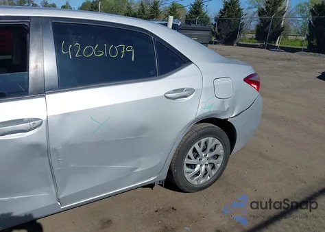 2019 Toyota Corolla Le из США, поврежденный, VIN 2T1BURHE6KC134196